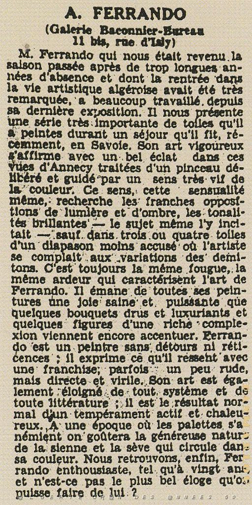 AUGUSTIN FERRANDO 1880-1957 (4)L'Echo d'Alger 1931.jpg